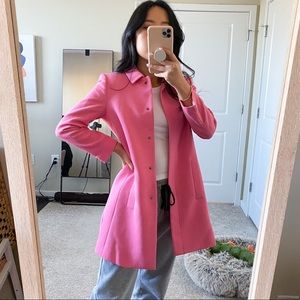 Zara Baby Pink Pea Coat (xs)